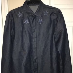 Givenchy l/s button up denim shirt